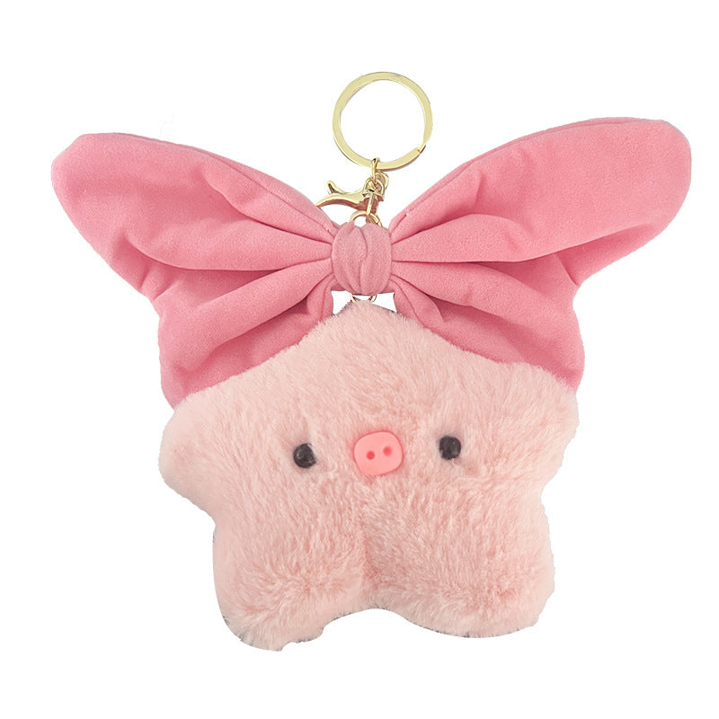 Wholesale Cute Star Doll Plush Ball Keychain