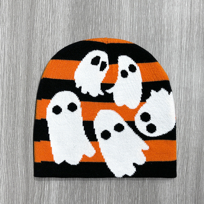 Wholesale Acrylic Halloween Ghost Wool Hats