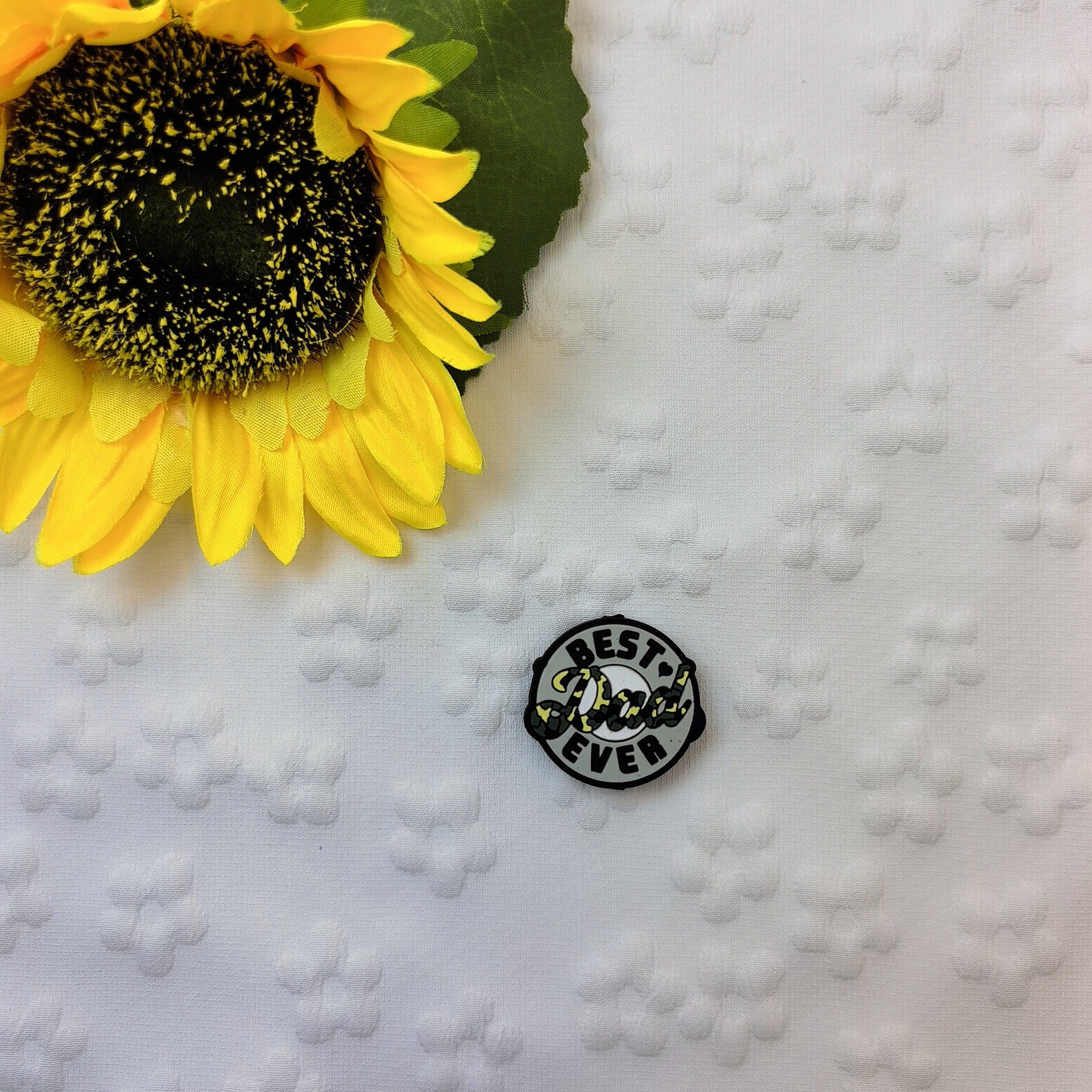 Wholesale New Cartoon Creative Father's Day Series Silicone Beads  10pcs/pack