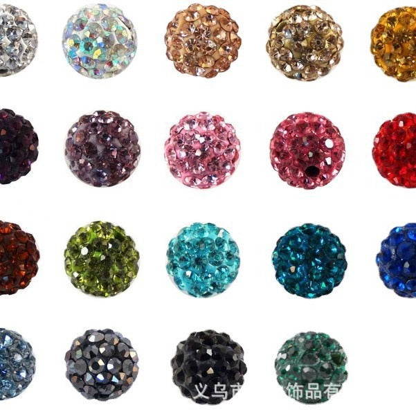 Wholesale 100pcs Polymer Clay Diamond Beads Loose Spacer Beads For DIY Jewelry Making Trendy Fashion Accessory For Resale