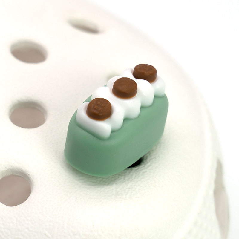 Wholesale 5pcs Cartoon 3D Garden Crocs Decorative Accessories