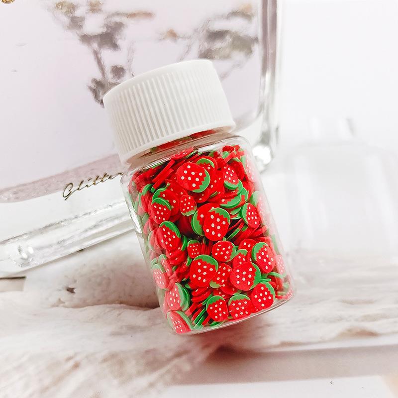 Wholesale Fruit clay slices 20ml small bottle 15g