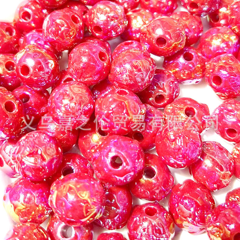 Wholesale 200PCS Baroque Popcorn Acrylic Beads