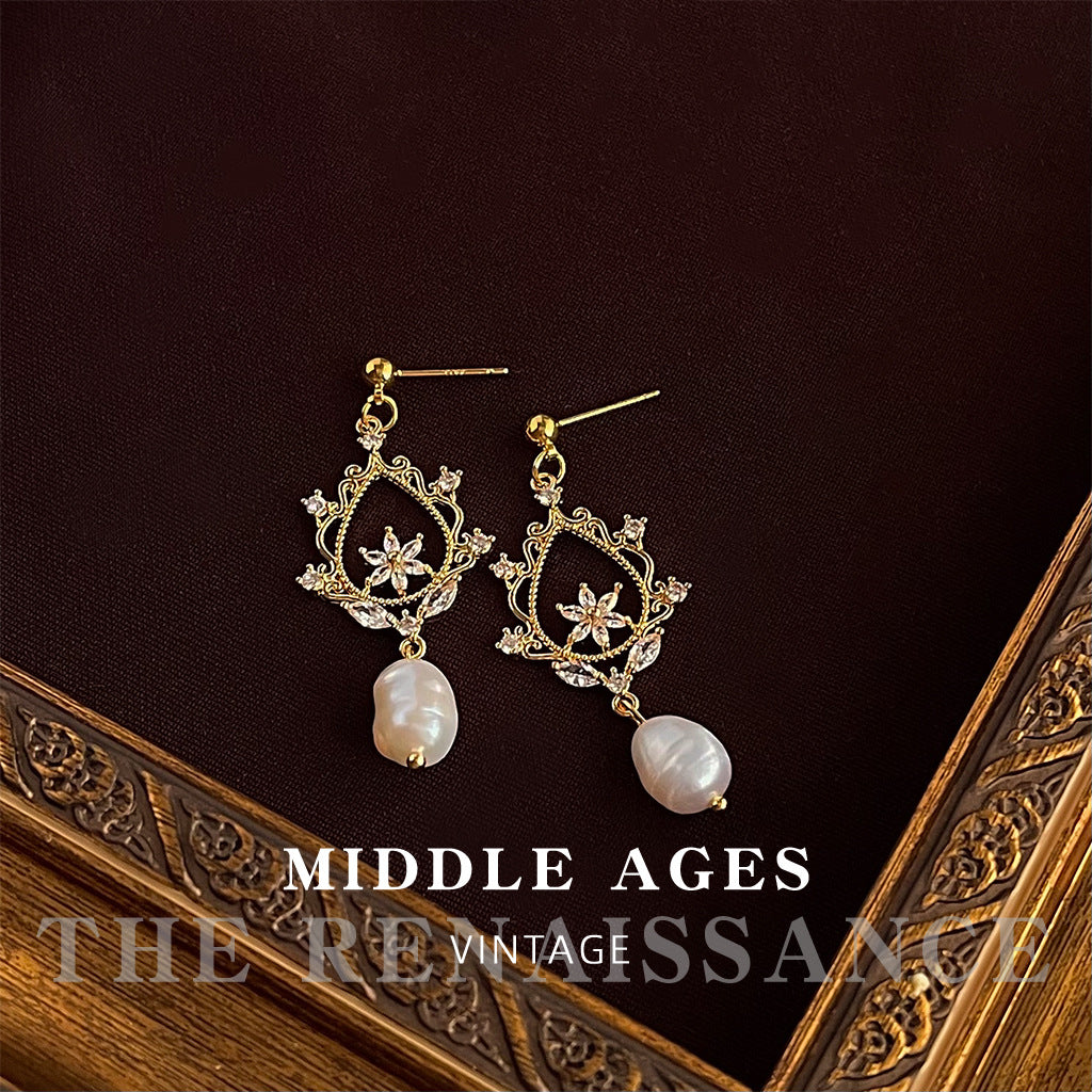 Wholesale Antique Baroque Freshwater Pearl Earrings