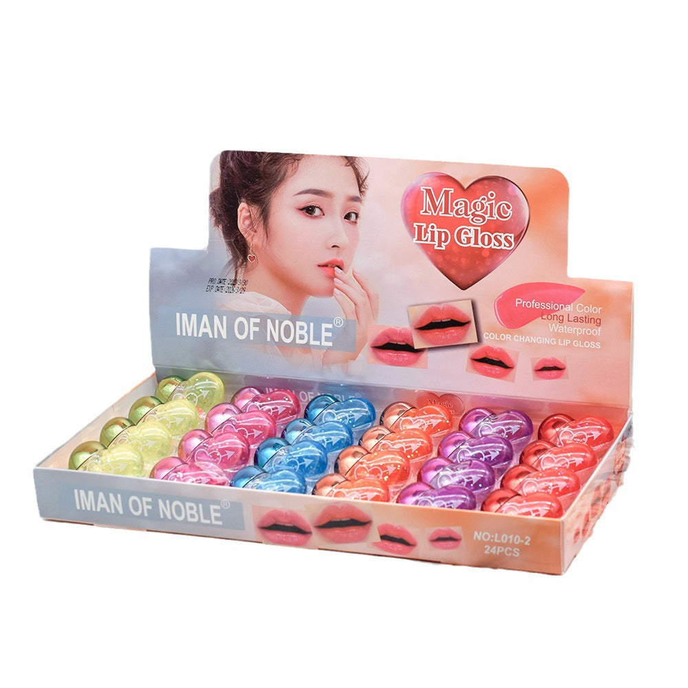 Wholesale 24PCS/PACK Plastic Fruit Flavor Lip Gloss