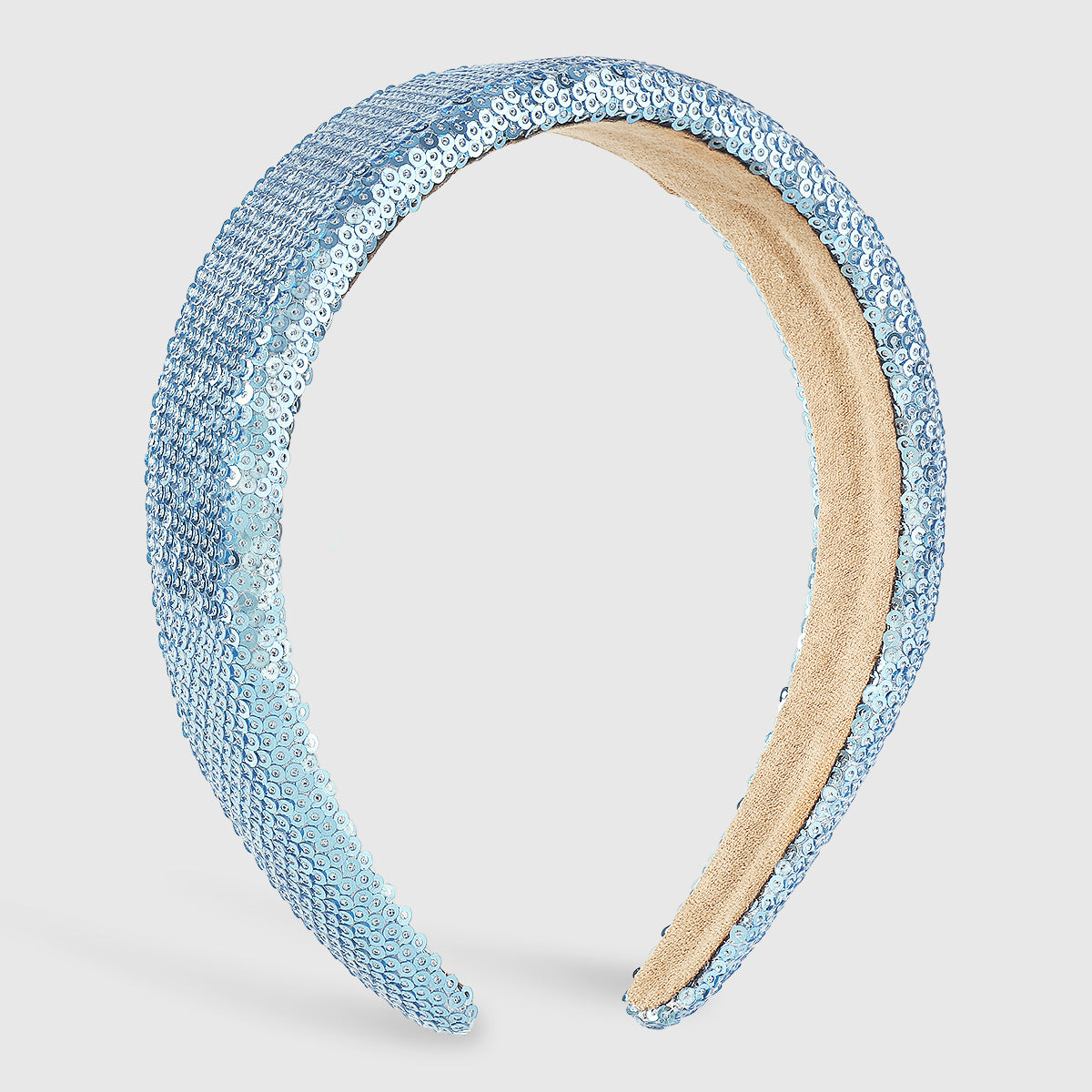 Wholesale Colorful Pearlescent Sequins Simple Fashion Wide Brim Headband