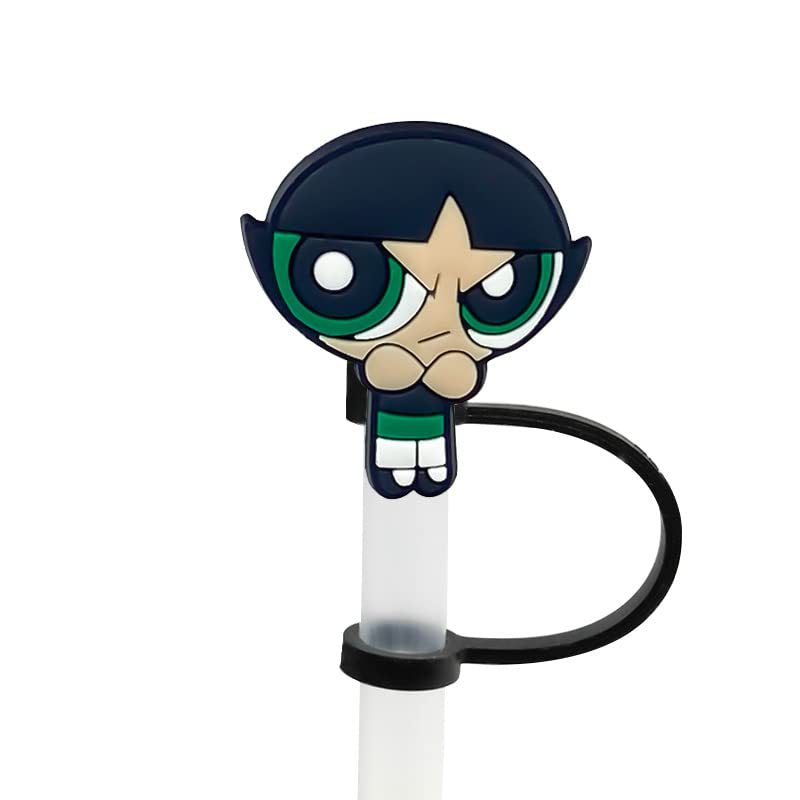 Wholesale  DIY Soft Glue Cartoon Straw Straw Tube Cap OLY Exclusive