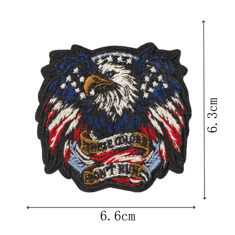 Wholesale 250Th Anniversary USA Flag Eagle Statue Of Liberty Embroidered Patch Set 16 Iron On Coat Patches Gift