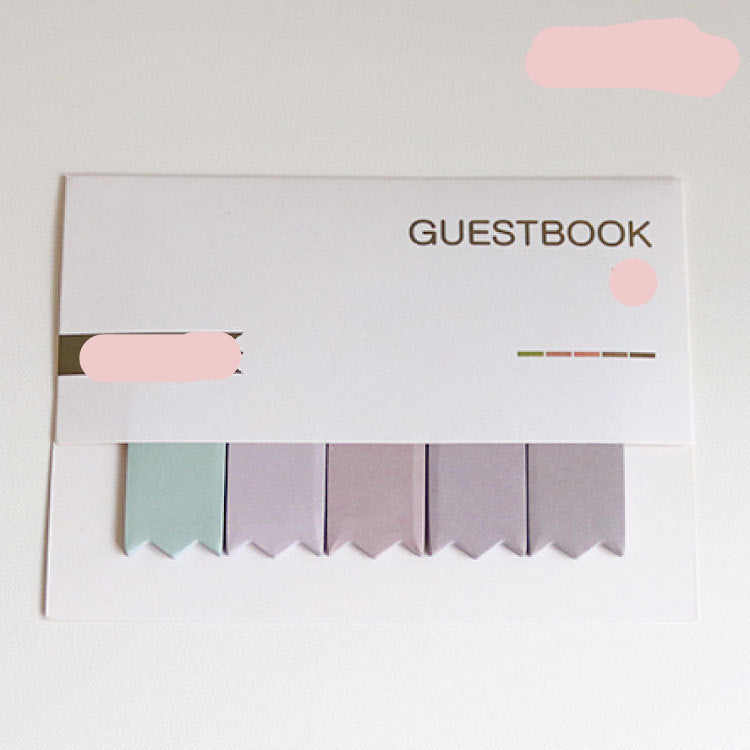 Wholesale Creative gradient message note N times sticky note note note paper simple portable student stationery