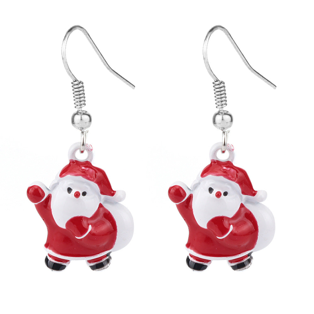 Wholesale Christmas Tree  Snowman Earrings