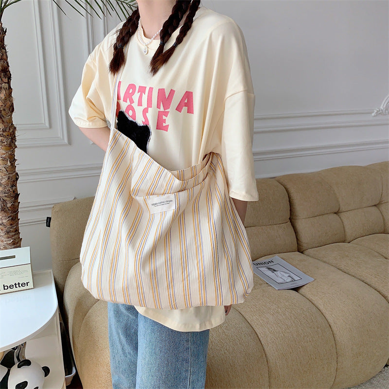 Wholesale Leopard Pattern Oblique Cross Canvas Shoulder Bag