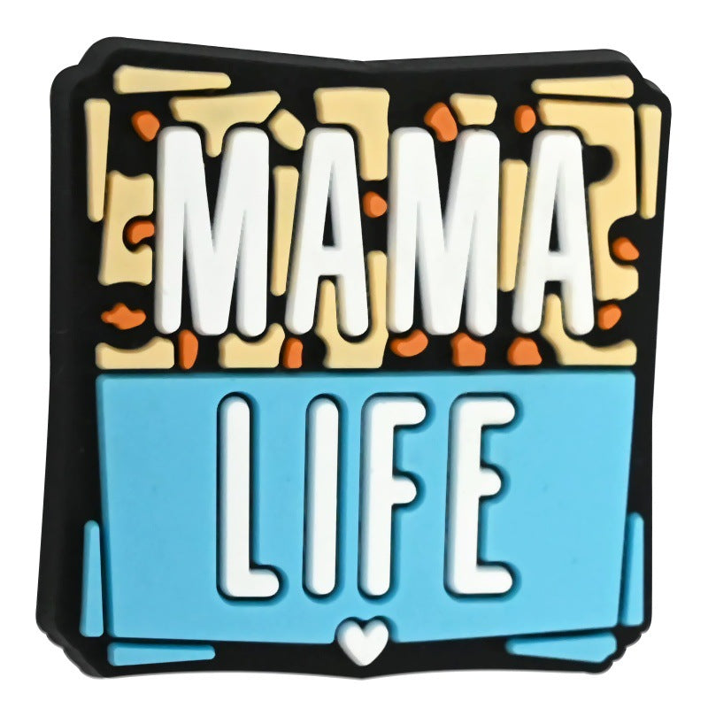 Wholesale Random 100pcs I Love Mom Mother' s Day Beaded Beads Focal Beads