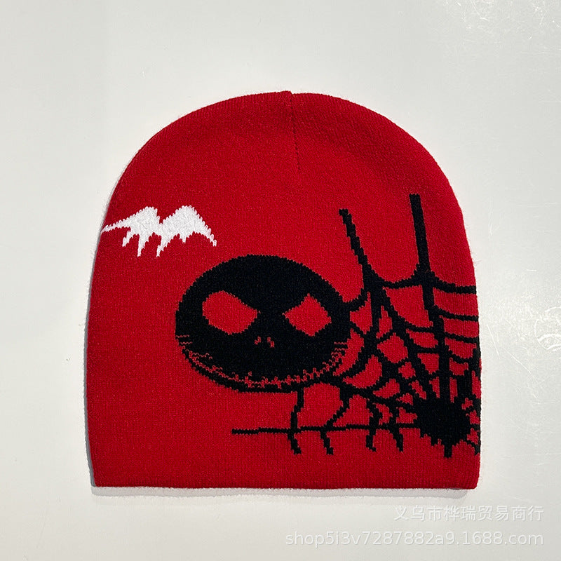 Wholesale Halloween Party Pirate Skull Acrylic knitted hat