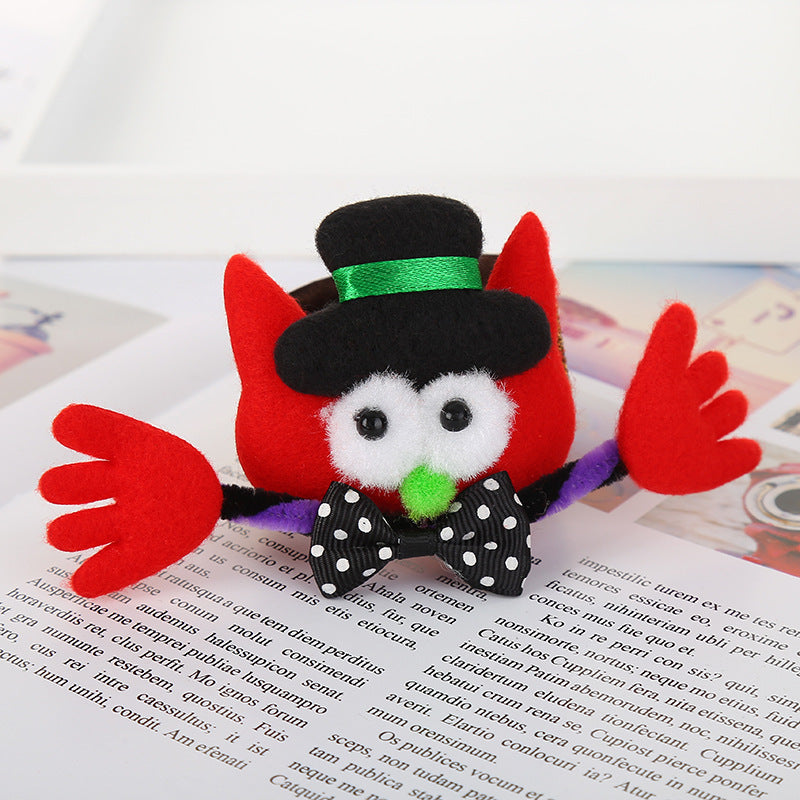 Wholesale Halloween Party Decorations, Luminous Clapping Rings, Polyester Bracelets with Lights