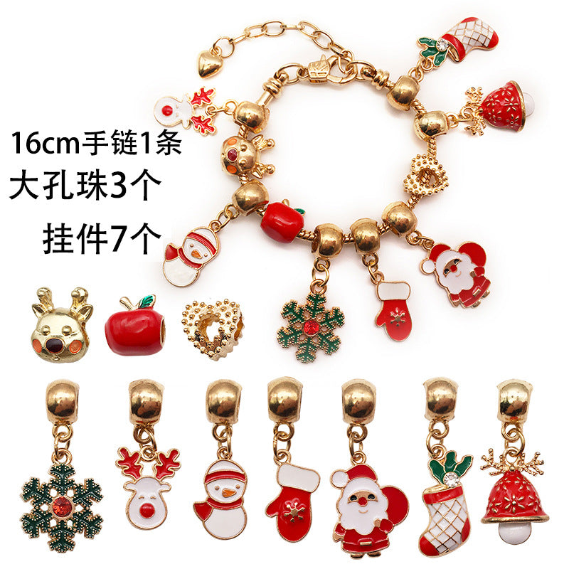 Wholesale 2PCS Christmas Kids Alloy Bracelet