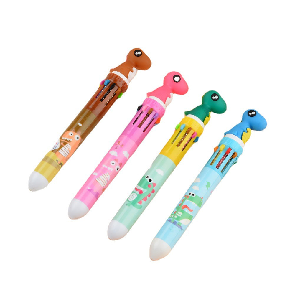 Wholesale Plastic Cartoon Ten-color Ballpoint Pen