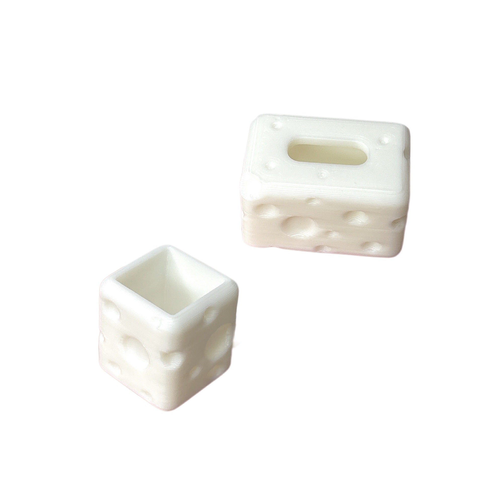 Wholesale Mini Cheese Tissue Box Pen Holder Miniature Scene Doll Accessories