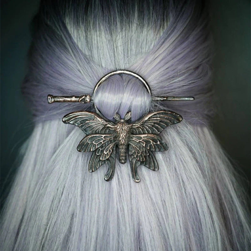 Wholesale Gothic retro creative moth insect hairpin personality hairpin