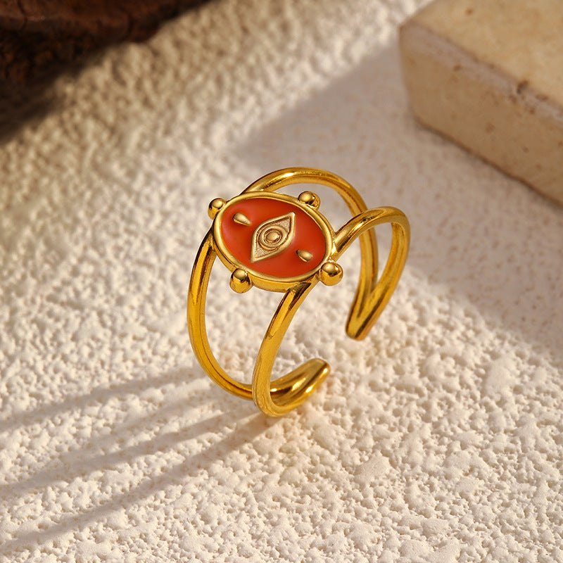 Wholesale Vintage Open Natural Stone Ring