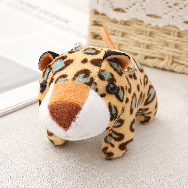 Cadena de llave de juguete relleno de la serie de animales propensas a la jungla al por mayor