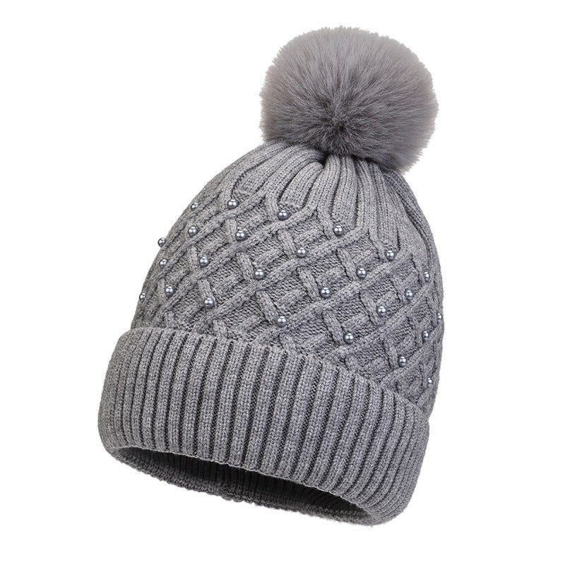 Wholesale Winter Wool Ball Knitted Hats, Wool Hats