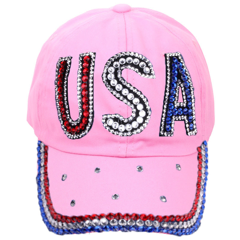 Wholesale Cotton Dot Diamond Baseball Cap