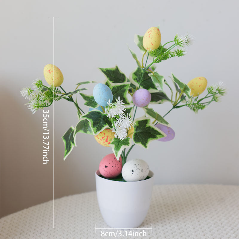 Wholesale wholesale Easter Garland foam egg rabbit Garland decoration home decoration