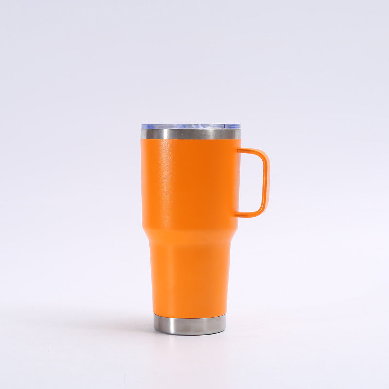 Wholesale Tumbler Stainless Steel Thermos Cup with Handle Portable Large Capacity Vacuum Ice Cup