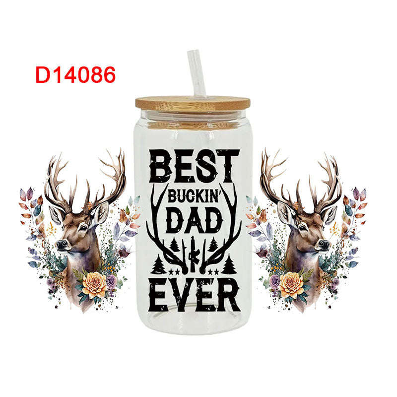 Wholesale  Father's Day Series 16oz Cup UV DTF Wraps