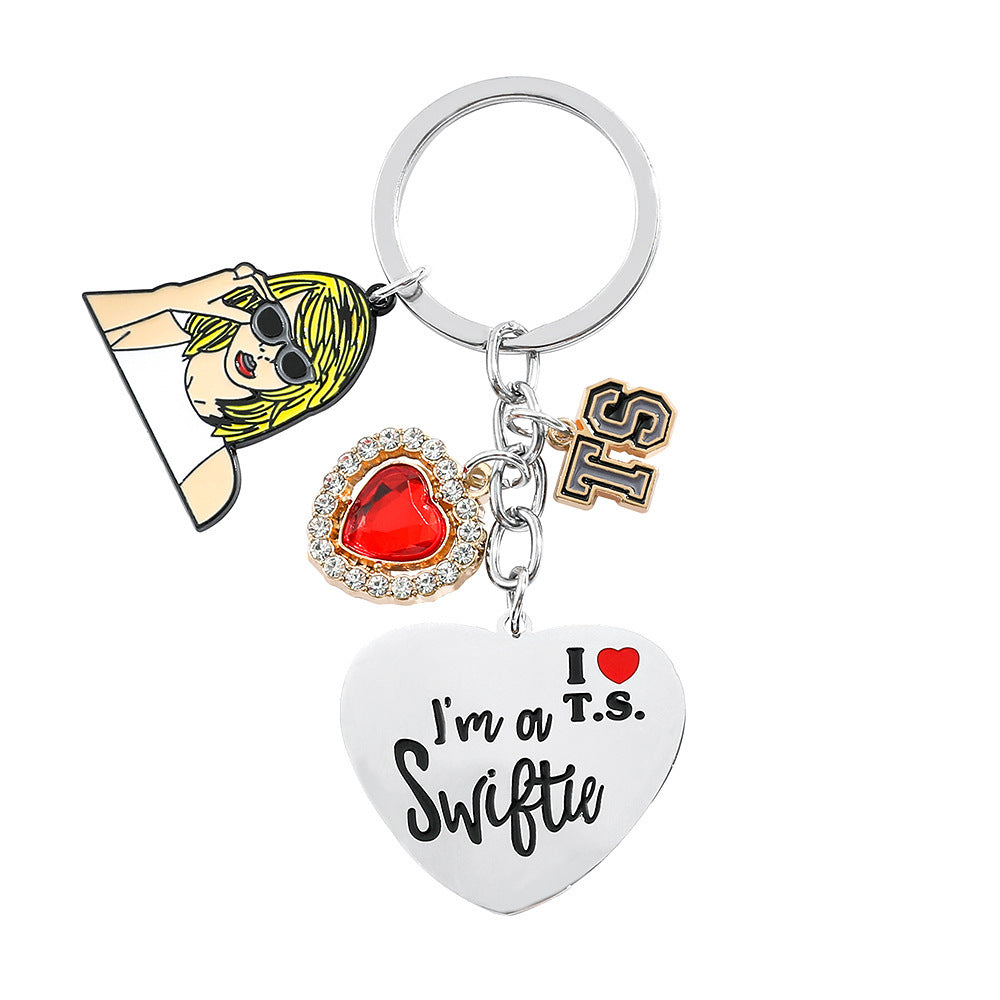 Wholesale Taylor Swift Metal Keychains