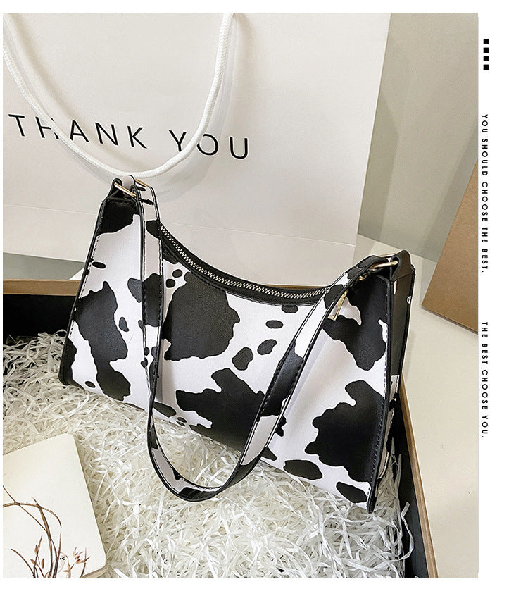 Wholesale Contrasting Print Shoulder Bag
