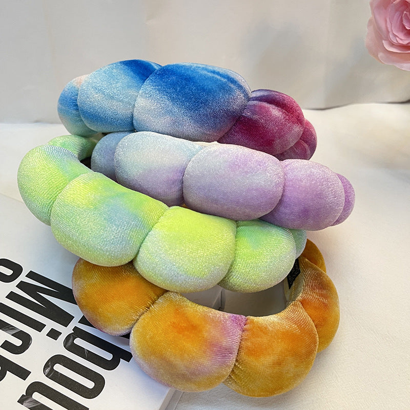 Wholesale Velvet Cloud High Crown Temperament Sponge Headband