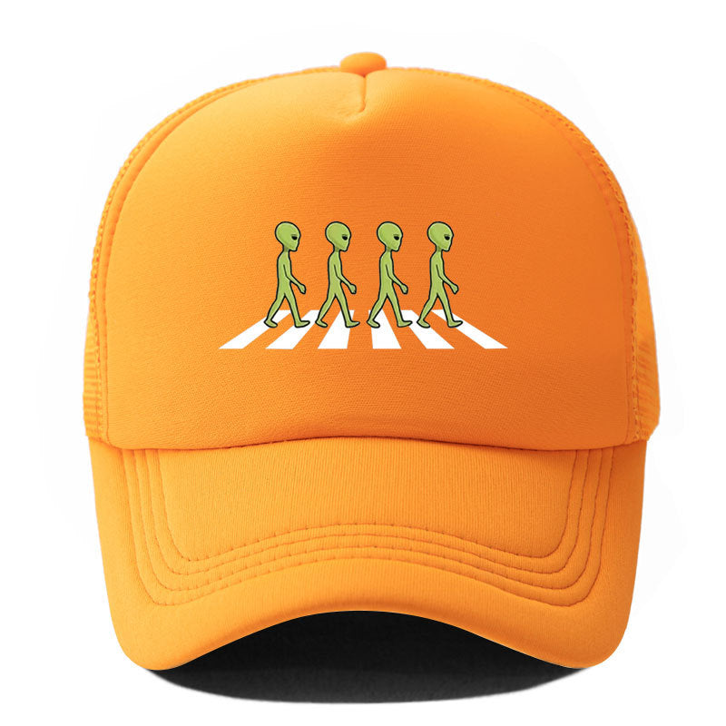 Wholesale Alien Print Sponge Soft Top Breathable Baseball Cap