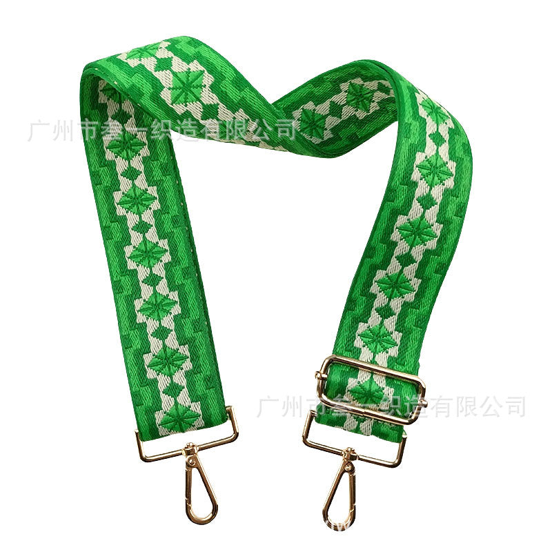 Wholesale Ethnic Style Crossbody Personalized Versatile Polyester Jacquard Adjustable Replacement Shoulder Strap