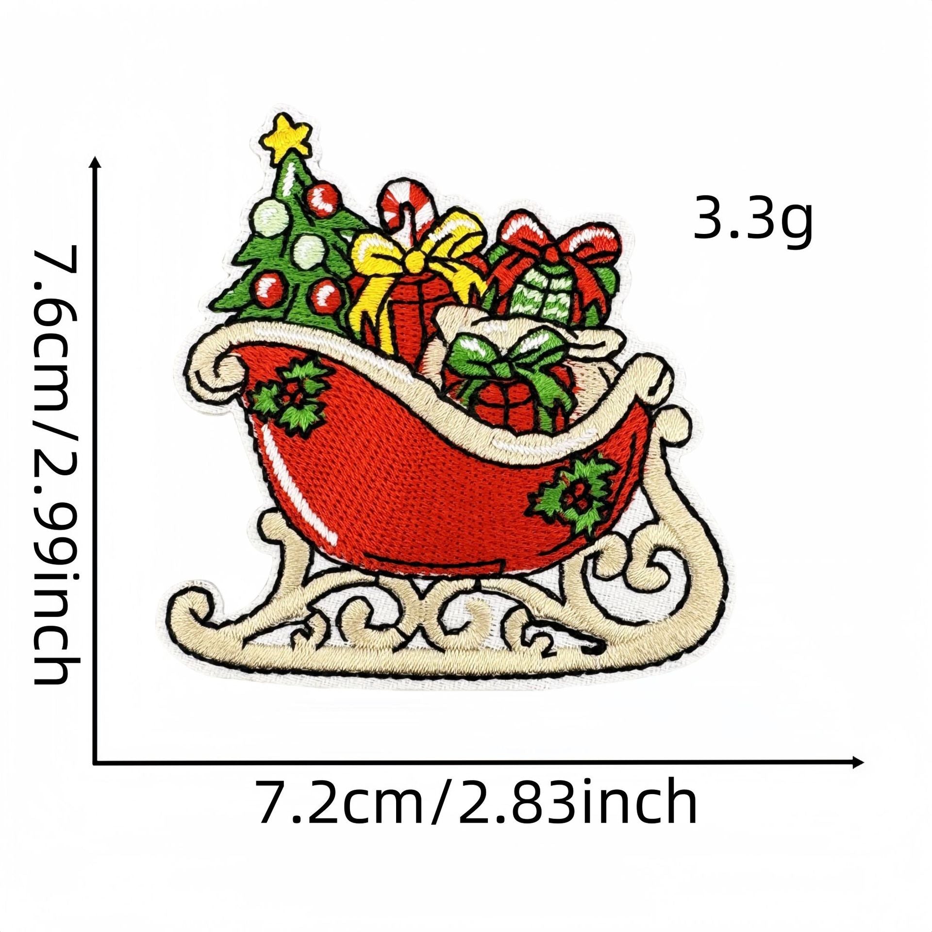 Wholesale Christmas Series Embroidered Cloth Patch Cartoon