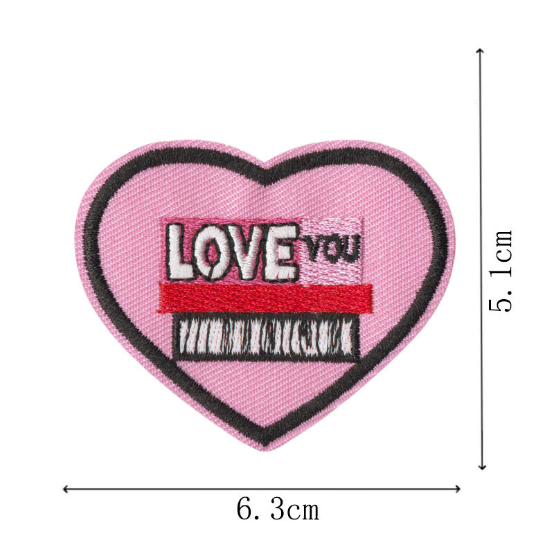 Wholesale Embroidered Round Cartoon Animal Patches Heat Activated Adhesive Set Of 9 For ets Bags DIY Repair And Resale