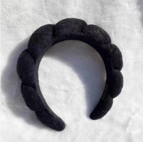 Wholesale Wholesale Fashion Face Wash Makeup Twist Sponge Hair Hoop