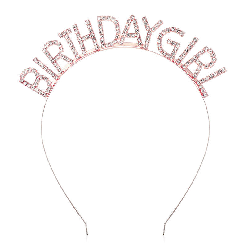 Wholesale BIRTHDAY Party Glitter Colorful Shoulder Belt Ceremony Belt Crown