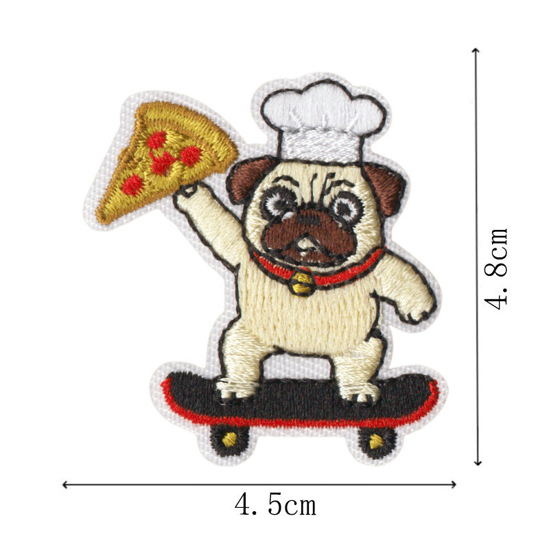 Wholesale Chic Embroidered Iron On Dog Patches 11 Piece Set Funny Dog Designs For Hats Bags DIY Crafts Boutique Resale