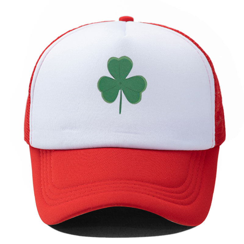 Wholesale Couples Irish Festival Clover Baseball Mesh Cap