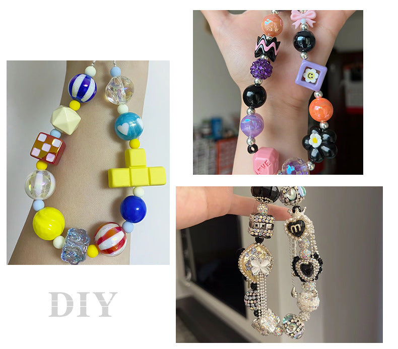 Wholesale 100pcs 16mm Colorful Leopard Acrylic Accessories Beads