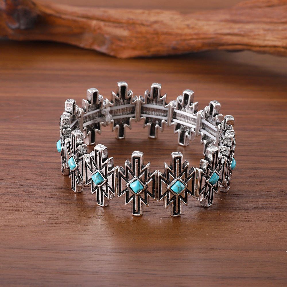 Wholesale Bohemian Turquoise Adjustable Bracelet