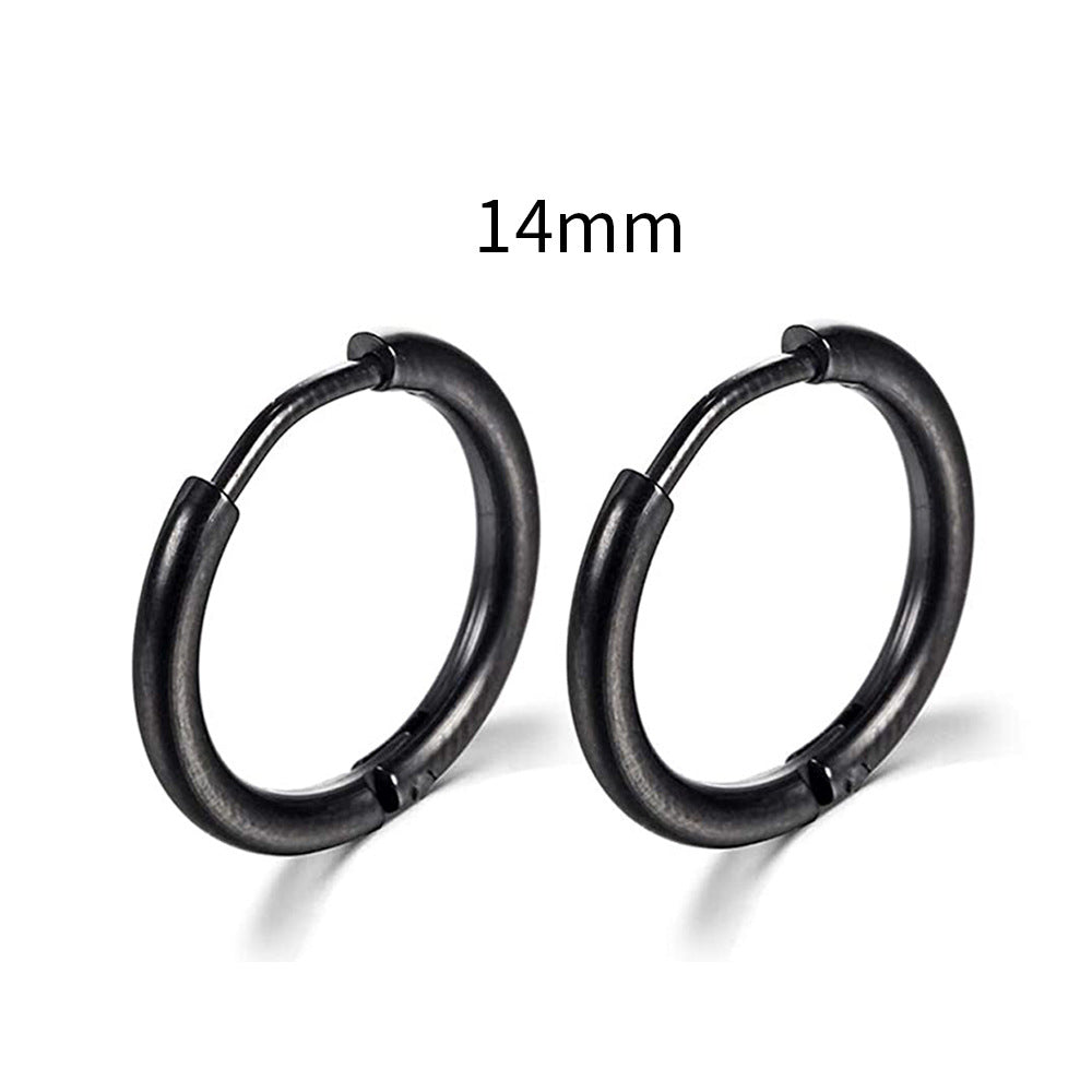Wholesale Creative Design Stainless Steel Circular Earrings