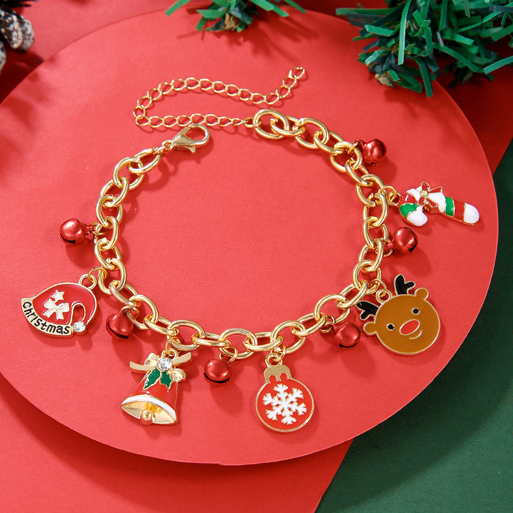 Wholesale Christmas bell  bracelets