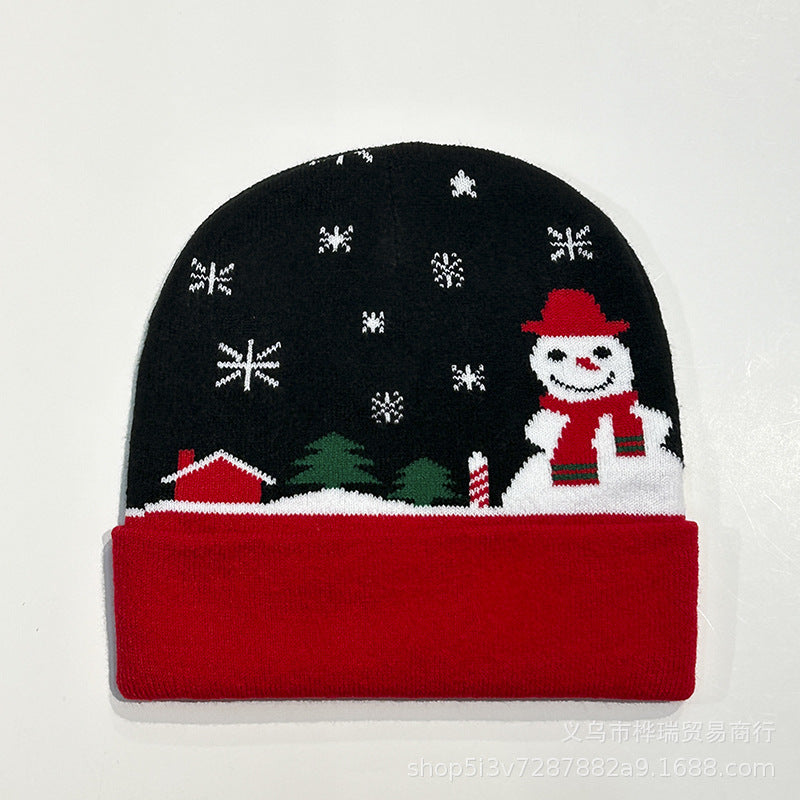 Wholesale Elk Knitted Hat Santa Claus Knitted Hat Christmas Knitted Hat