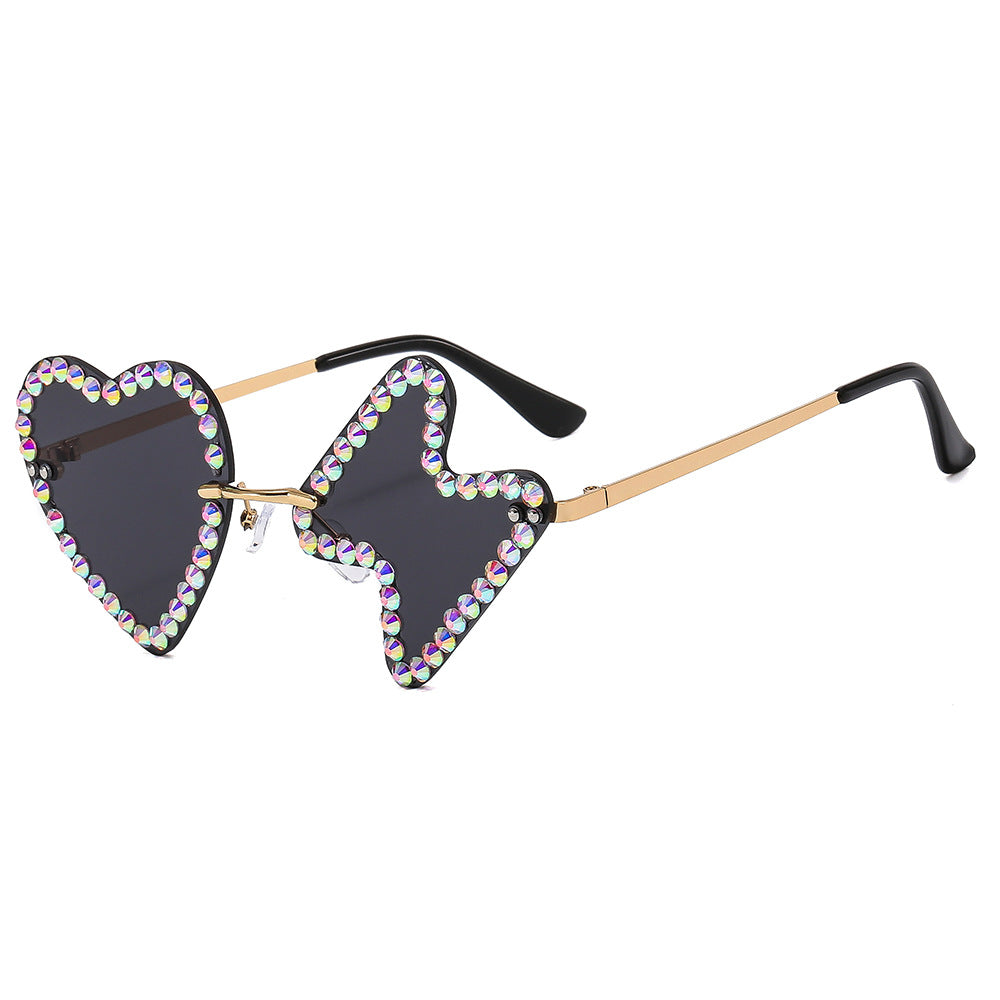 Wholesale PC Frameless Diamond Sunglasses