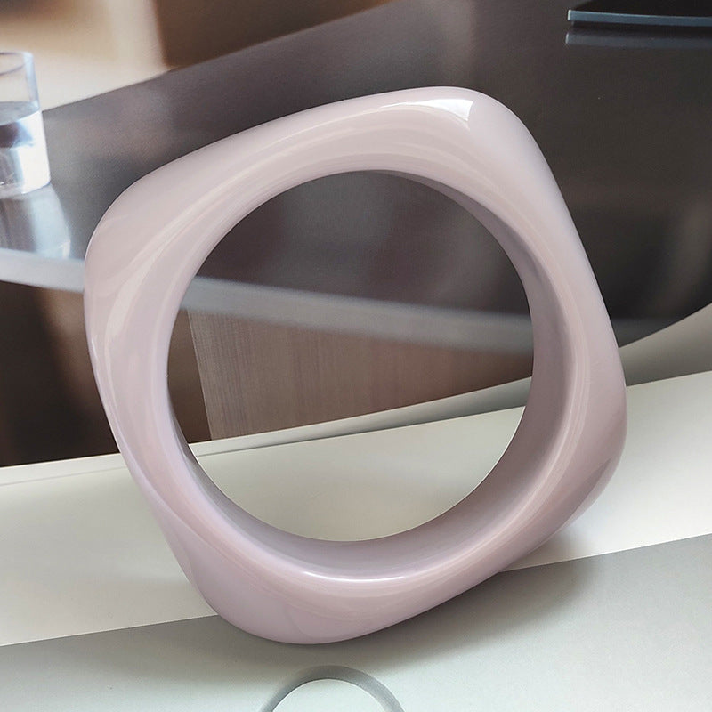 Pulsera acrílica de estilo francés al por mayor