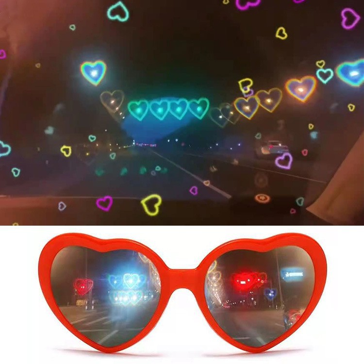 Wholesale Love Light Effect Glasses Gift