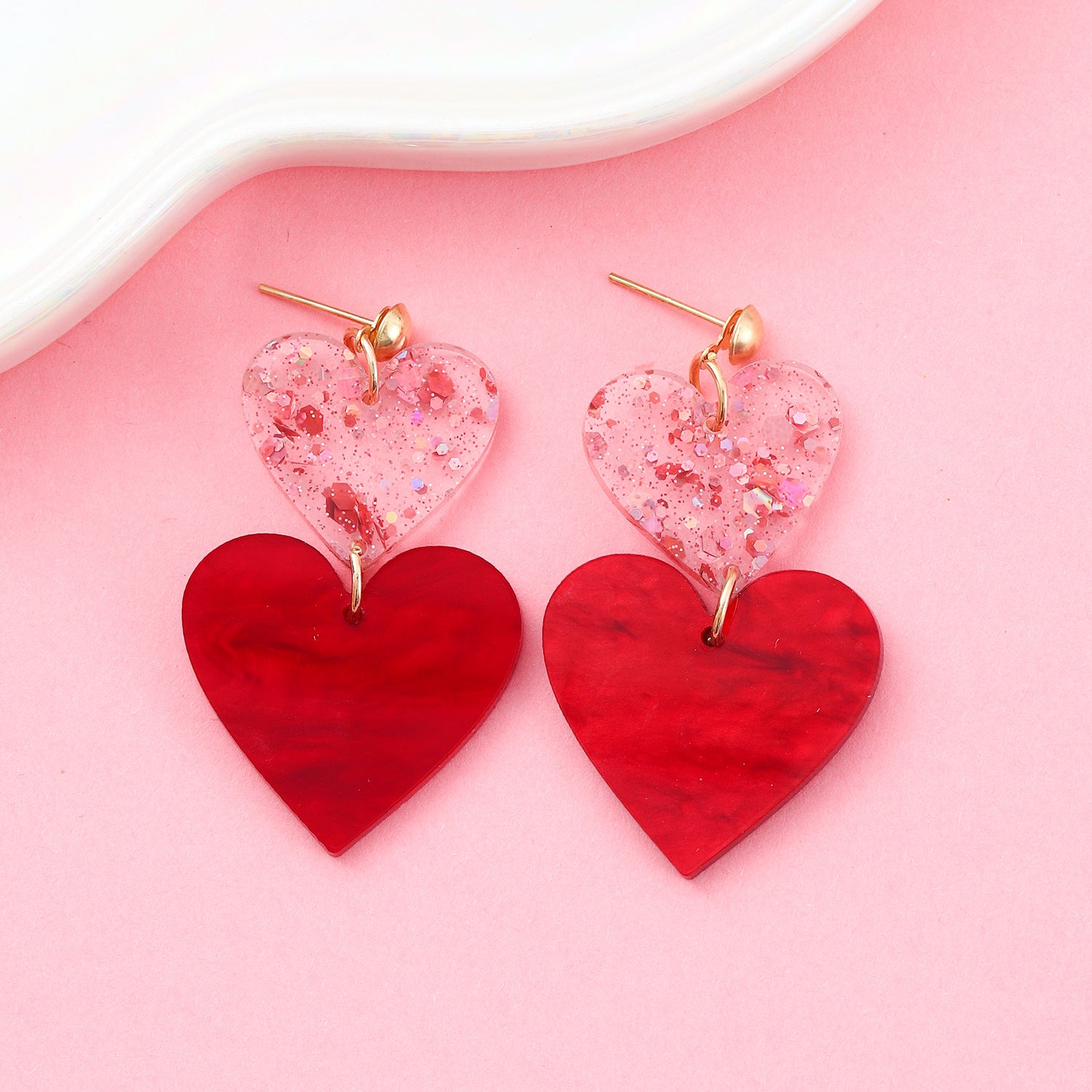 Wholesale Valentine' s Day Love Earrings Design Sense Earrings