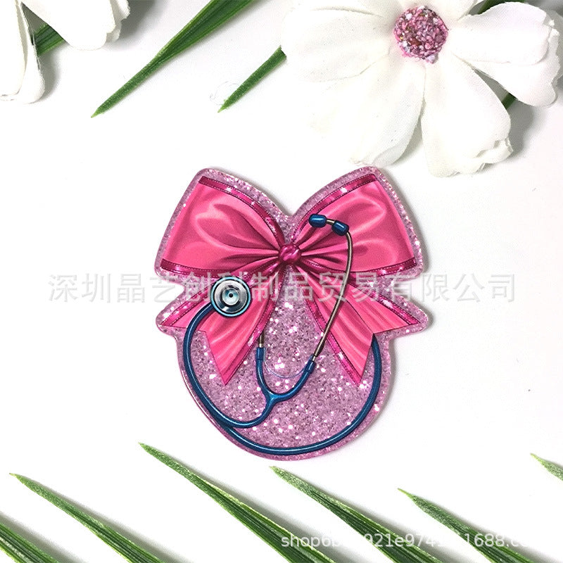 Wholesale 10pcs Nurses'  Day Acrylic Flatback